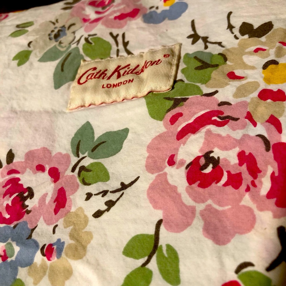 CATH KIDSTON LONDON KING SHEETS CABBAGE ROSE FLAT& FITTED
